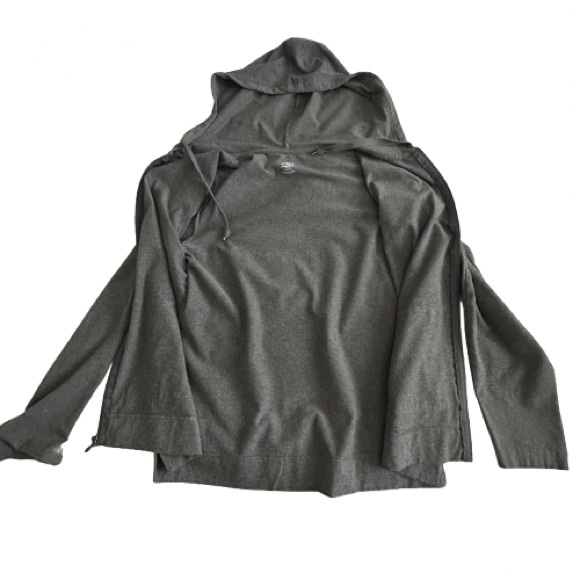 Athletic Works Girl's L (12-14) Gray Zip-Up Sporty Athletic Long Sleeves Hoodie - Picture 9 of 16